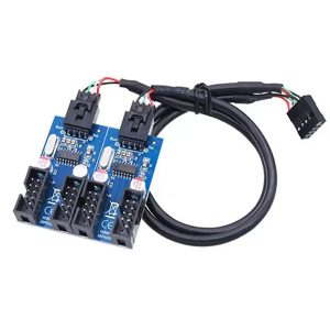 Splitter ELECTOP USB 2.0 (4 headers)